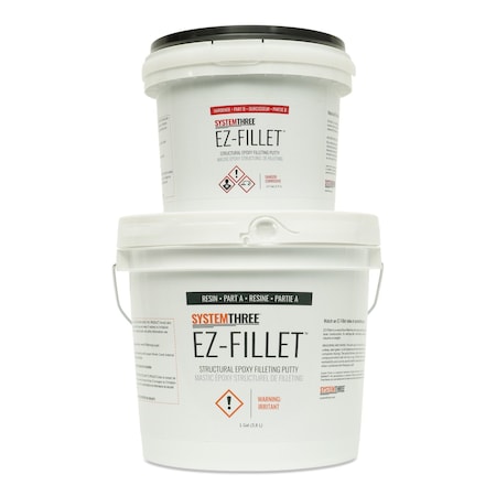 System Three Resins EZ-Fillet Epoxy Putty, 1.5 Gallon Kit 1430K46